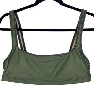 NWT (lightly flawed) | Madewell | Green Bikini Swim Top | Size M